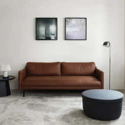 Hide Storage Pouf Large