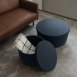 Hide Storage Pouf Small
