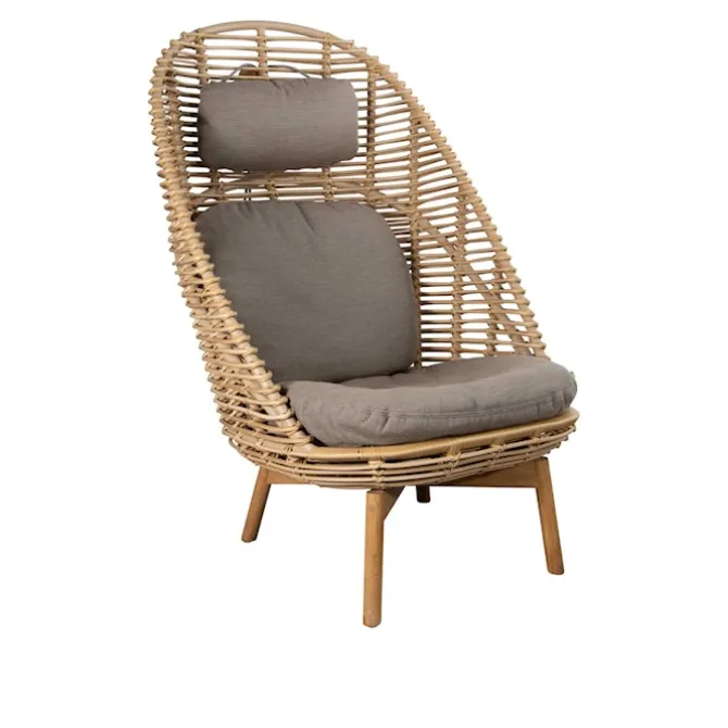 Hive Highback Lenestol Med Teak Ben