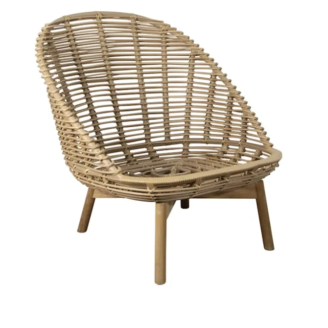 Hive Lounge Stol med teakben