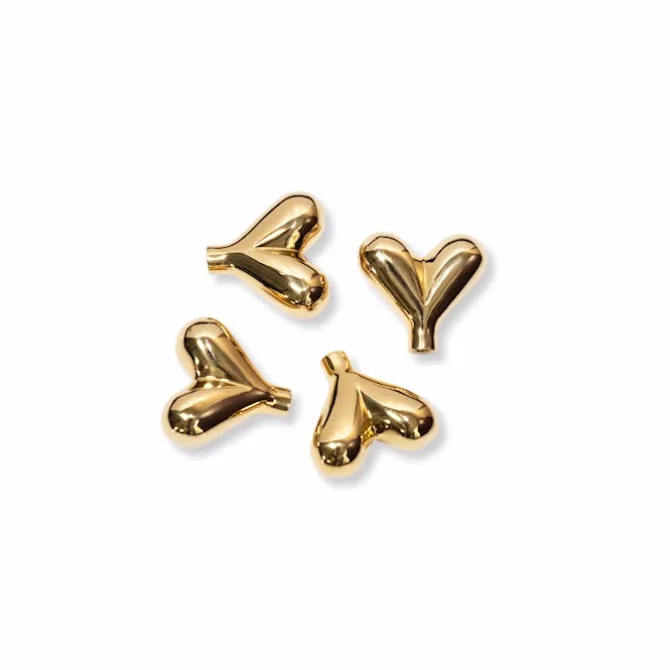 Hjerta Knobs 4 pcs