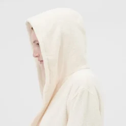 Hooded Bathrobe Ivory
