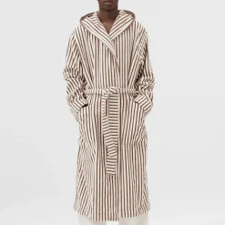 Hooded Bathrobe Kodiak Stripes