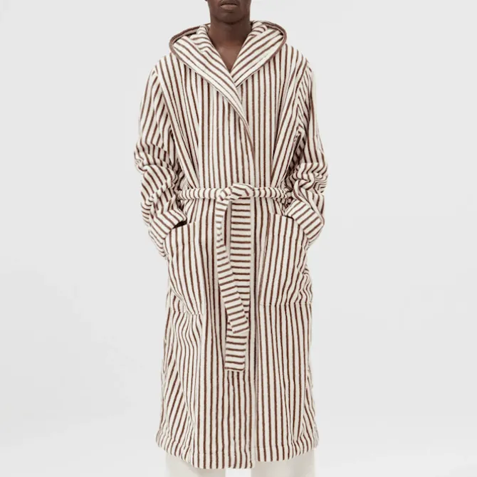 Hooded Bathrobe Kodiak Stripes