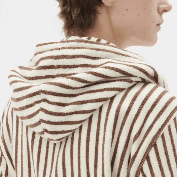 Hooded Bathrobe Kodiak Stripes