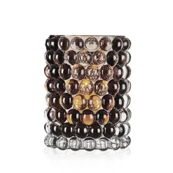 Hurricane Lamp Boule Large Smoky Grey