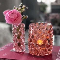 Hurricane Lamp Boule Large Rosé