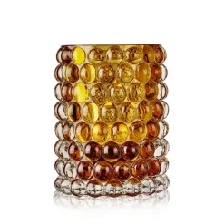 Hurricane Lamp Boule Large Amber