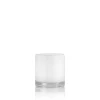 Hurricane White Candle Holder