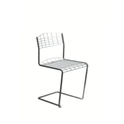 Høyteknologisk spisegruppe rundt bord Ø60cm & 2 stoler