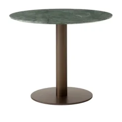 In Between Table SK11 Ø90 cm Marble Verde Guatemala Top