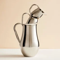Indian Steel pitcher Tall