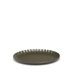 Inku Plate Oval - Green