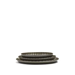 Inku Plate Oval - Green