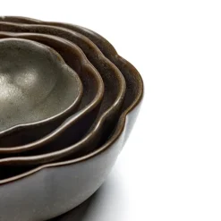 Inku Ribbed Bowl L - Green