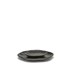 Inku Ribbed Plate - Black