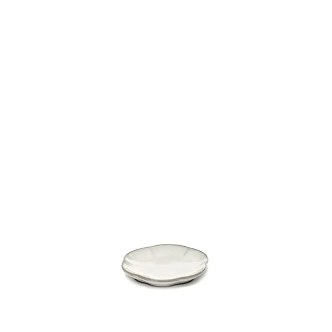 Inku Ribbed Plate - White