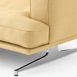 Inland AV41 hjørnesofa polert aluminium ben