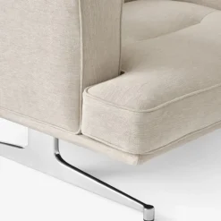 Inland AV21 1-seters sofa polert aluminium ben
