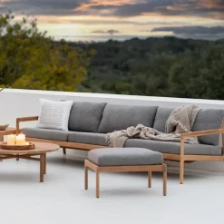 Jack Outdoor Footstool Teak