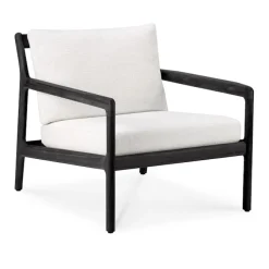 Jack Outdoor Lounge Chair Black Teak