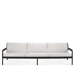 Jack Outdoor Sofa 3-seater Black Teak