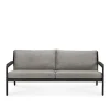 Jack Outdoor Sofa 2-seater Black Teak
