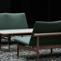 Japan sofa 2-sits Dark oiled oak