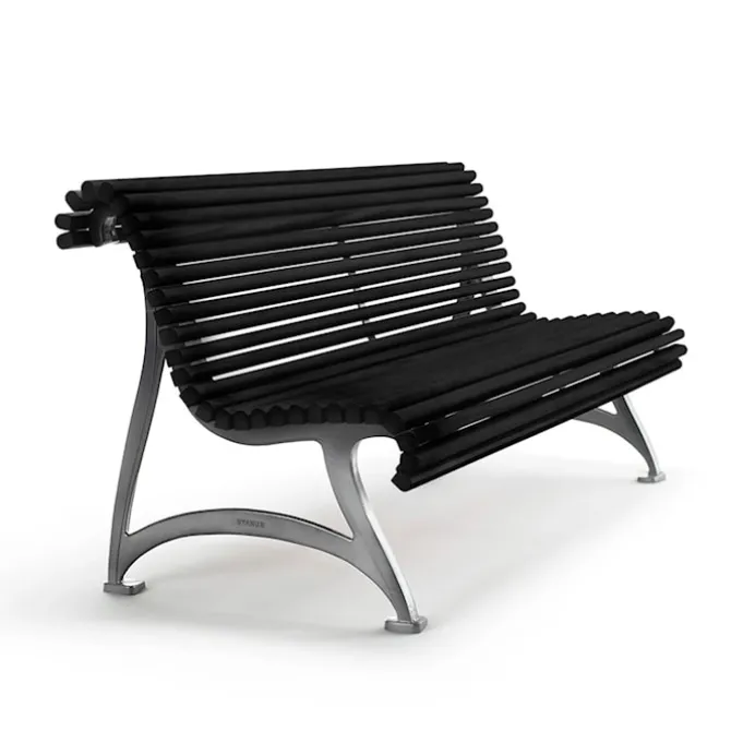 Jujol Sofa Svartlakkert Mahogni