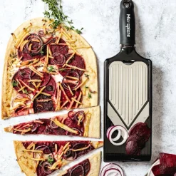 Justerbar V-blad mandolin julienne
