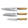 Kaizen Knivsett 3 stk - Gyuto, Santoku & Petty