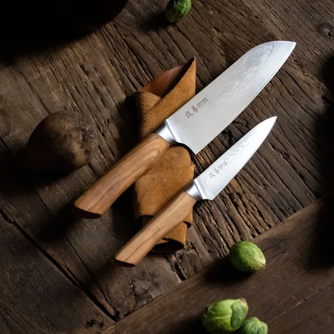 Kaizen Knivsett 2 stk - Santoku & Petty