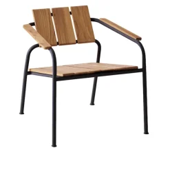 Kallio outdoor lounge chair & footrest