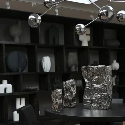 Kami Vase Chrome