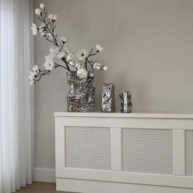 Kami Vase Chrome