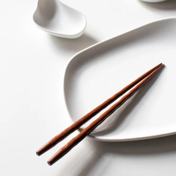 Kawai Carved Wood Chopsticks - Set of 5