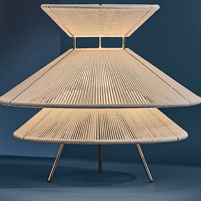 Kiku Bordlampe Ø35,5 cm