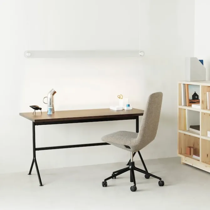 Kip Desk Black Steel