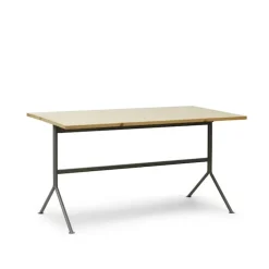 Kip Desk Grey Steel