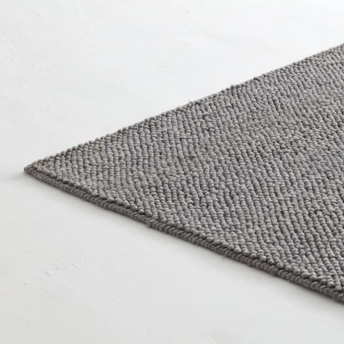Knots Wool Matta - Grey Melange