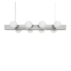Knuckle Linear Chandelier - Brushed Aluminum