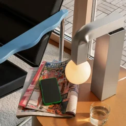 Knuckle Table Lamp - Brushed Aluminum