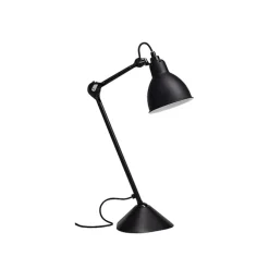 Lampe Gras No205 - Rund - Sort sokkel, Sort