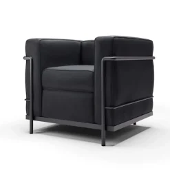 LC2 fåtölj All Black Edition