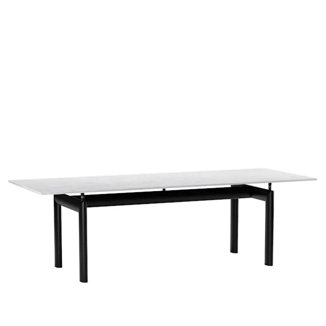 LC6 table tube d'avion Carrara Marble 225 X 85 cm