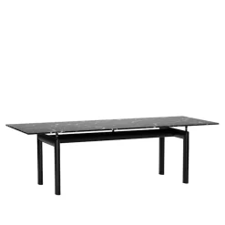 LC6 table tube d'avion Marquina Marble 225 X 85 cm