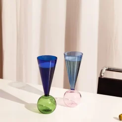 Le Duo Bubbles celebration champagneglass 2-pakning