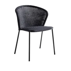 Lean Stol Cane-line Weave Black