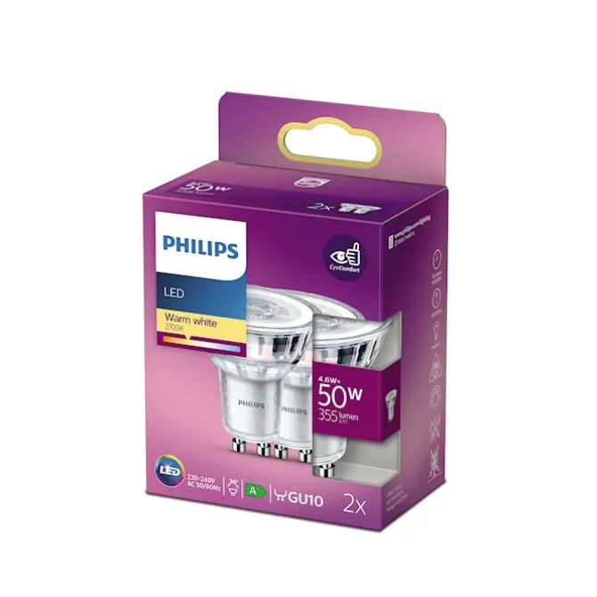 LED Classic 4,6W GU10 WW 36D ND 2SRT6