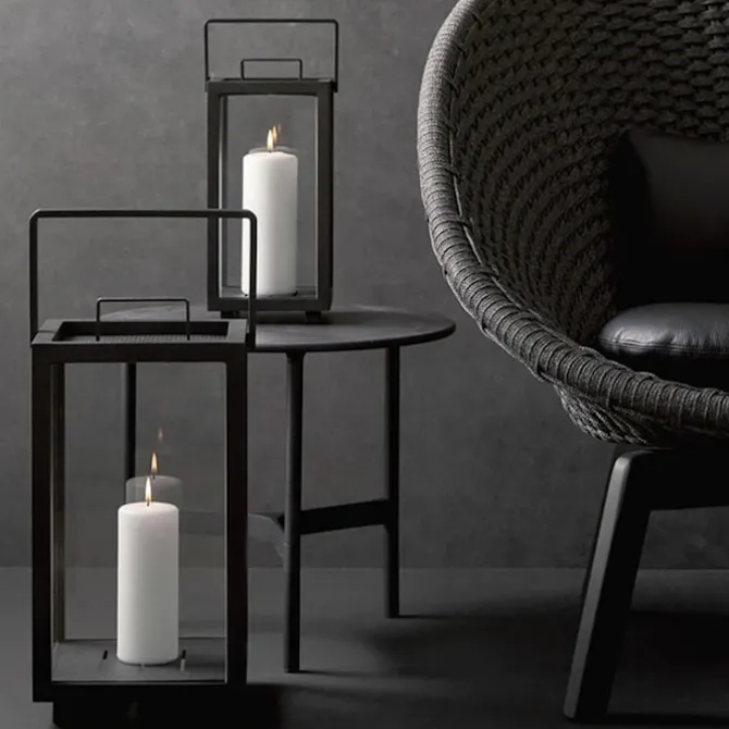 Lighthouse Lykt Ekstra Liten - Lava Grey